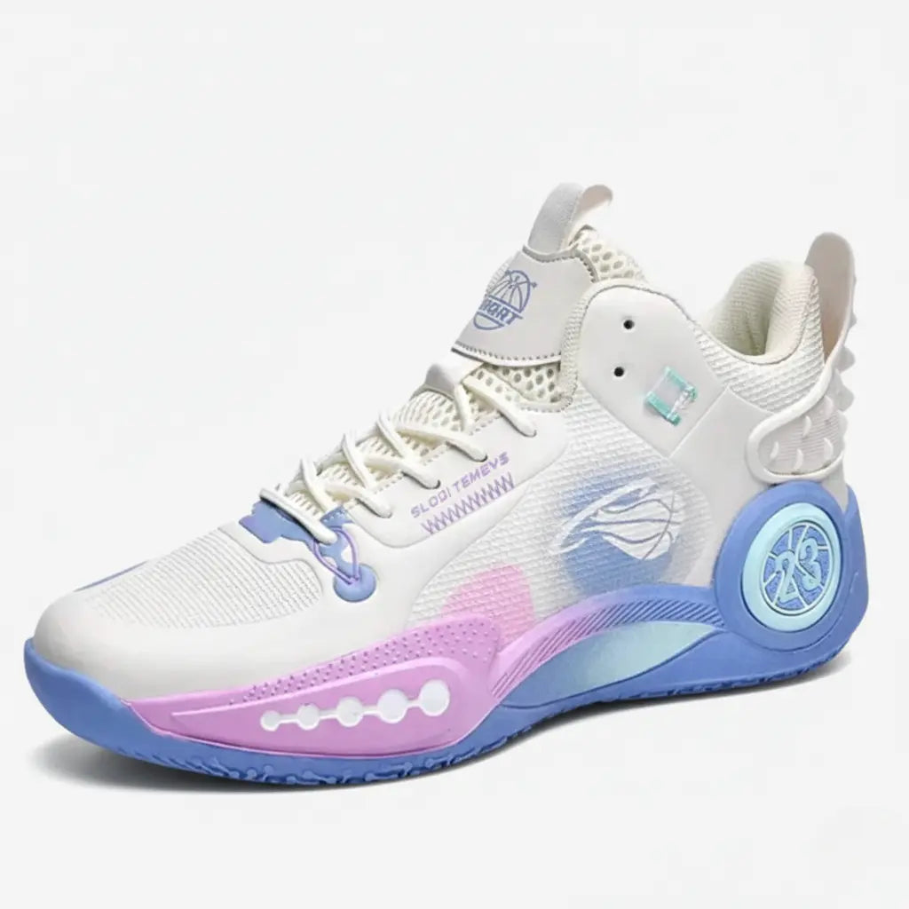 BF - Tênis De Vôlei e Basquete SprintFlow  + Meias de Brinde-Branco/Azul