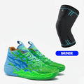 KIT Tênis de Vôlei e Basquete Impact Blaze + Joelheira Grátis - Azul/Verde