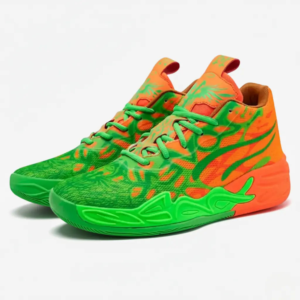 Tênis de Vôlei Impact Blaze - Design moderno-Laranja/Verde