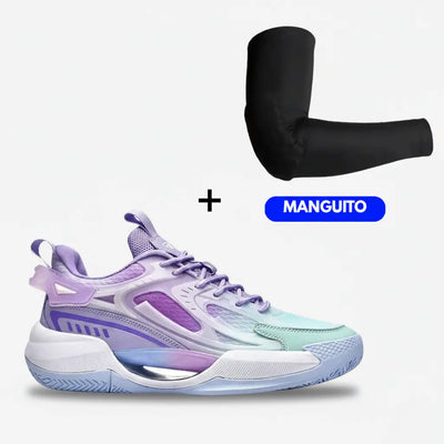 KIT Tênis de Vôlei PowerGrip + Manguito-Roxo