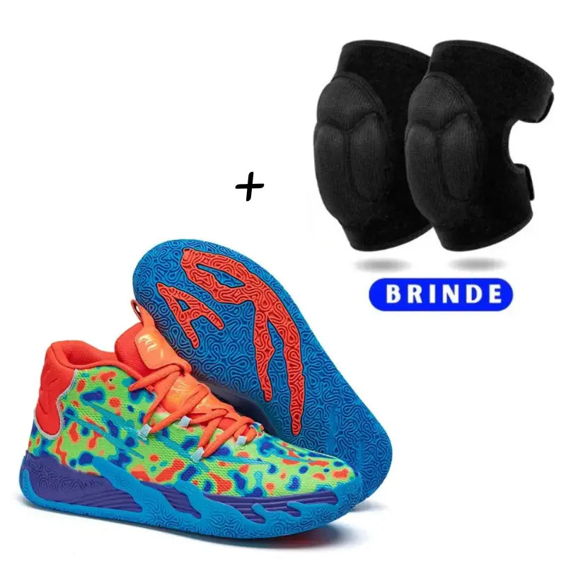 KIT Tênis de Vôlei AeroDunk + Joelheira de Brinde
