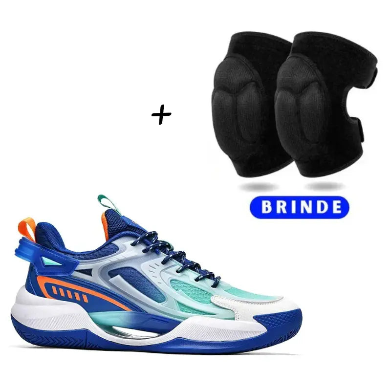 KIT Tênis de Vôlei PowerGrip  + Joelheira de Brinde