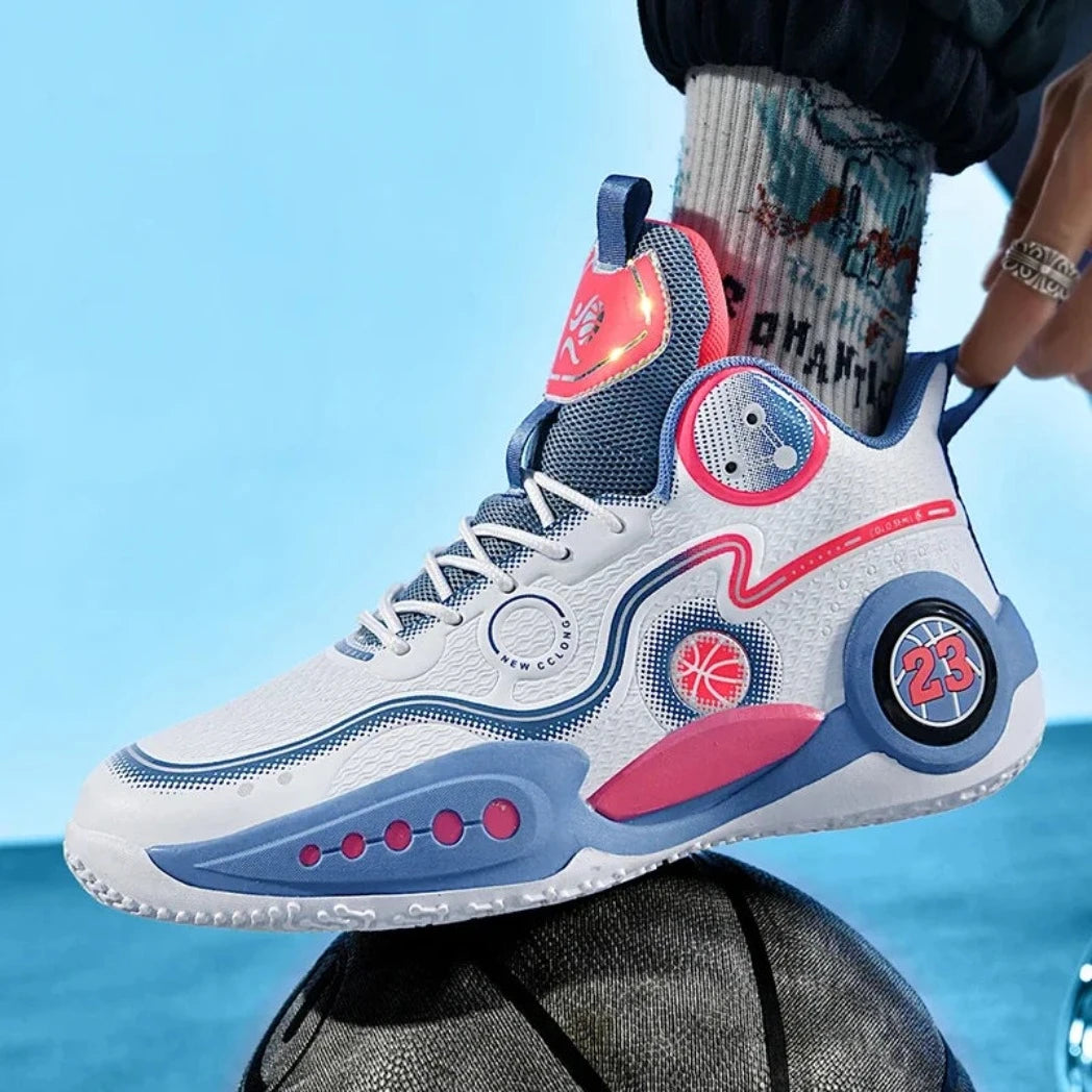 Tênis De Basquete Power Glide | Lançamento 2024- Azul/Branco