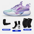 KIT Tênis de Vôlei PowerGrip  + Joelheira + Meia + Manguito - Roxo