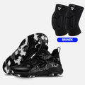 Kit Foam: Tênis de Basquete Grafite 1.0 + Joelheira com Espuma - Todo Preto