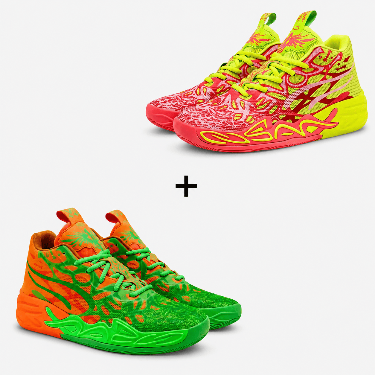 Kit 2 Pares de Tênis - Vôlei e Basquete Impact Blaze | Design Moderno