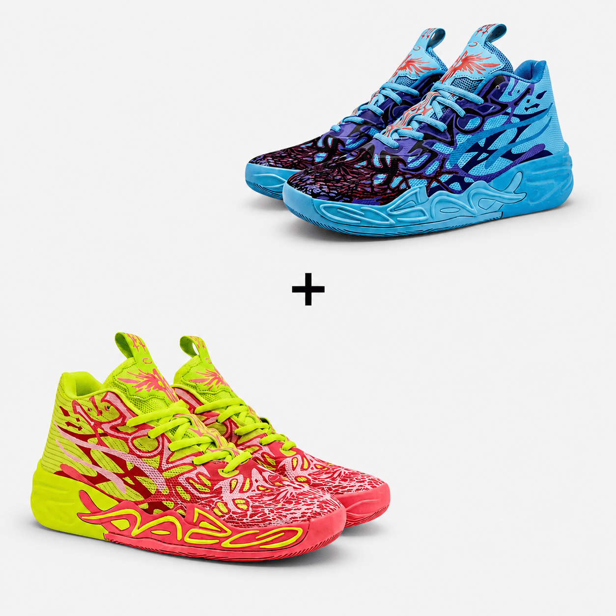 Kit 2 Pares de Tênis - Vôlei e Basquete Impact Blaze | Design Moderno