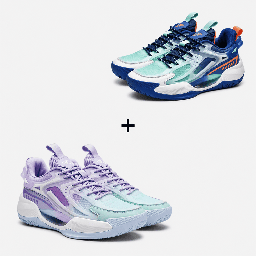Kit 2 Pares de Tênis  - Vôlei e Basquete PowerGrip | Respirável e Alto Impacto