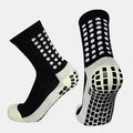Meia Esportiva Antiderrapante Cano Médio | Profissional - Preto