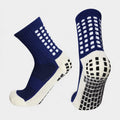 Meia Esportiva Antiderrapante Cano Médio | Profissional - Azul Marinho