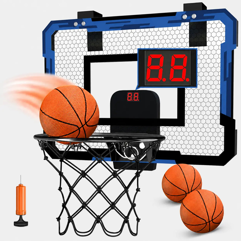 Cesta de Basquete Portátil Com Marcador de Pontos + 3 Bolas de Brinde