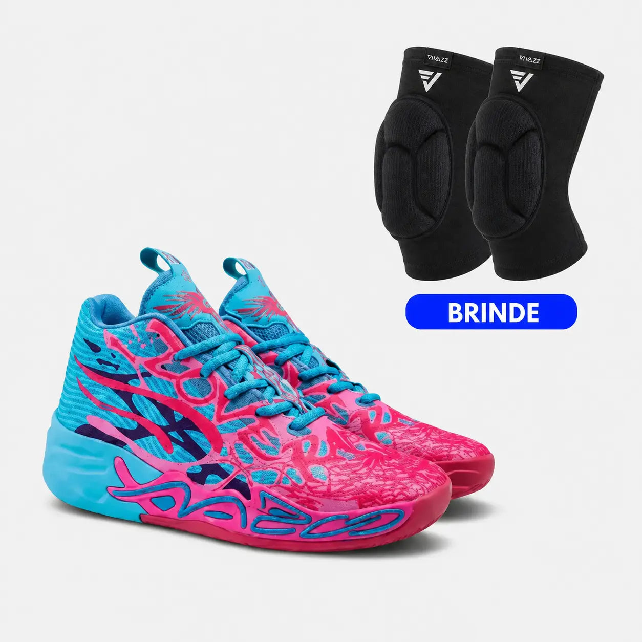 KIT Tênis de Vôlei Impact Blaze + Joelheira de Brinde