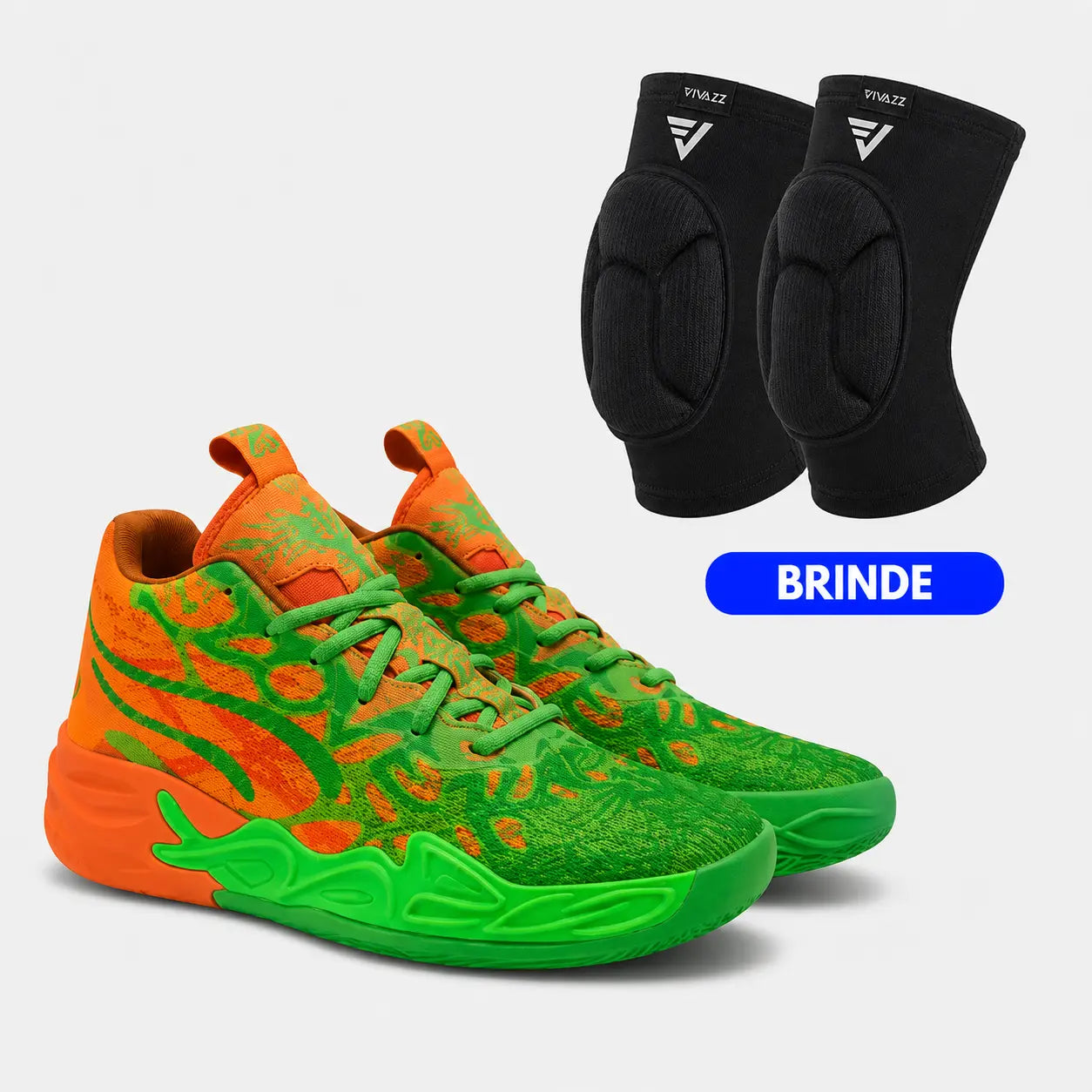 KIT Tênis de Vôlei Impact Blaze + Joelheira de Brinde