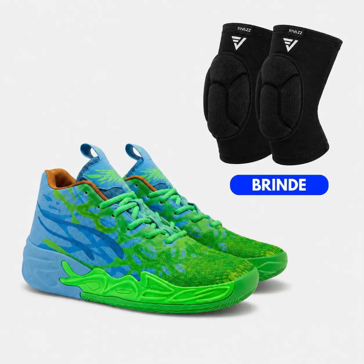 KIT Tênis de Vôlei Impact Blaze + Joelheira de Brinde