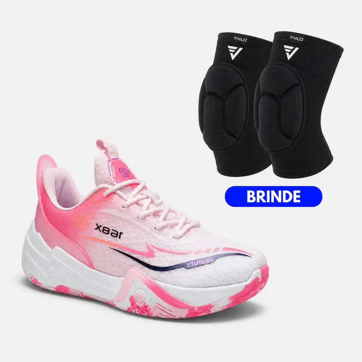 KIT Tênis de Vôlei Flex 168X + Joelheira de Brinde