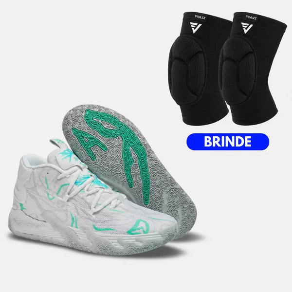 Tamanho 37 - KIT Tênis de Vôlei AeroDunk + Joelheira de Brinde