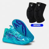 KIT Tênis de Vôlei AeroDunk + Joelheira de Brinde — Azul Bebê #Cor_Azul Bebê