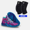 KIT Tênis de Vôlei AeroDunk + Joelheira de Brinde - Roxo/Azul