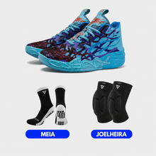 KIT Tênis de Vôlei e Basquete Impact Blaze + Joelheira + Meia Antiderrapante - SALE24H