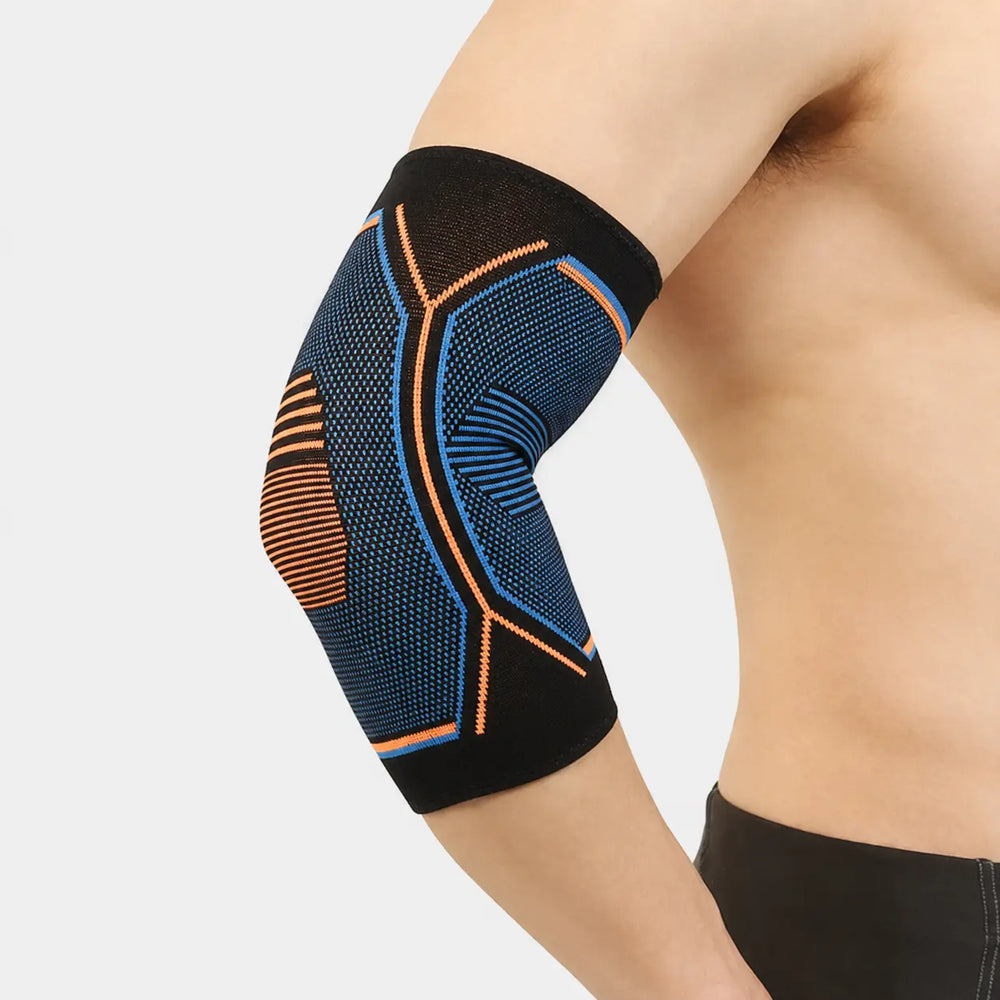 Protetor Articular de Cotovelo para Treinos Intensos de Basquete | Compressão Ajustável e Alta Resistência