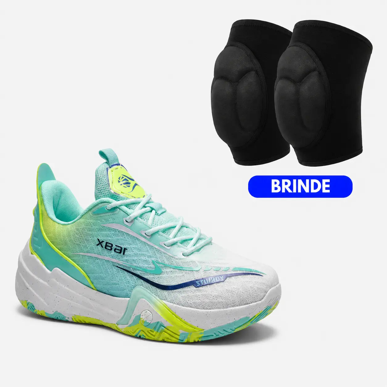 KIT Tênis de Vôlei Flex 168X + Joelheira de Brinde