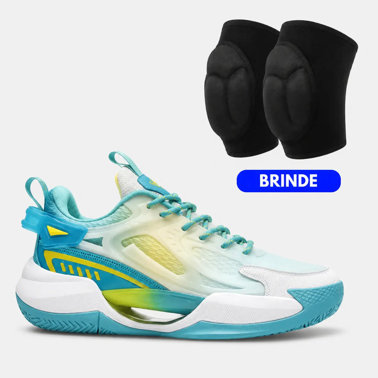 KIT Tênis de Vôlei PowerGrip  + Joelheira de Brinde