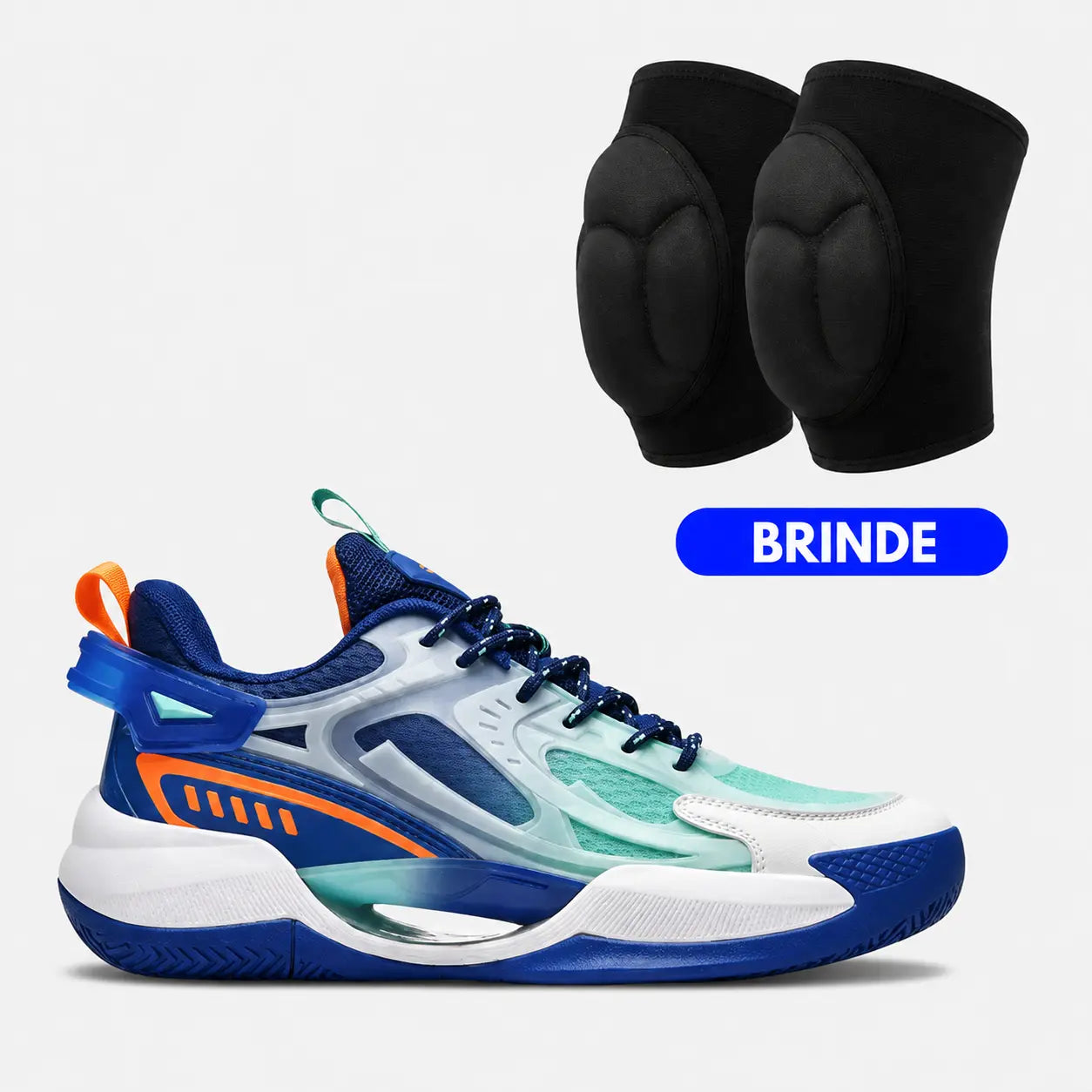 KIT Tênis de Vôlei PowerGrip  + Joelheira de Brinde