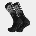 Meia Esportiva de Algodão Premium Cano Médio | Antiderrapante - Preto