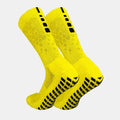Meia Esportiva de Algodão Premium Cano Médio | Antiderrapante - Amarelo