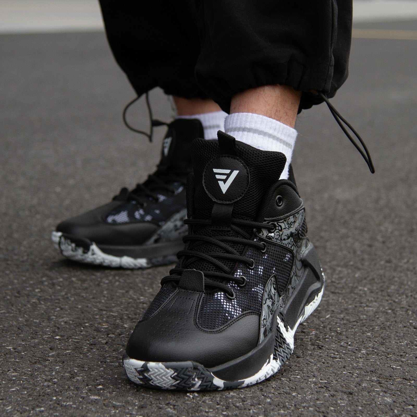 Tênis de Vôlei All Black Grafite - VIVAZZ- Preto