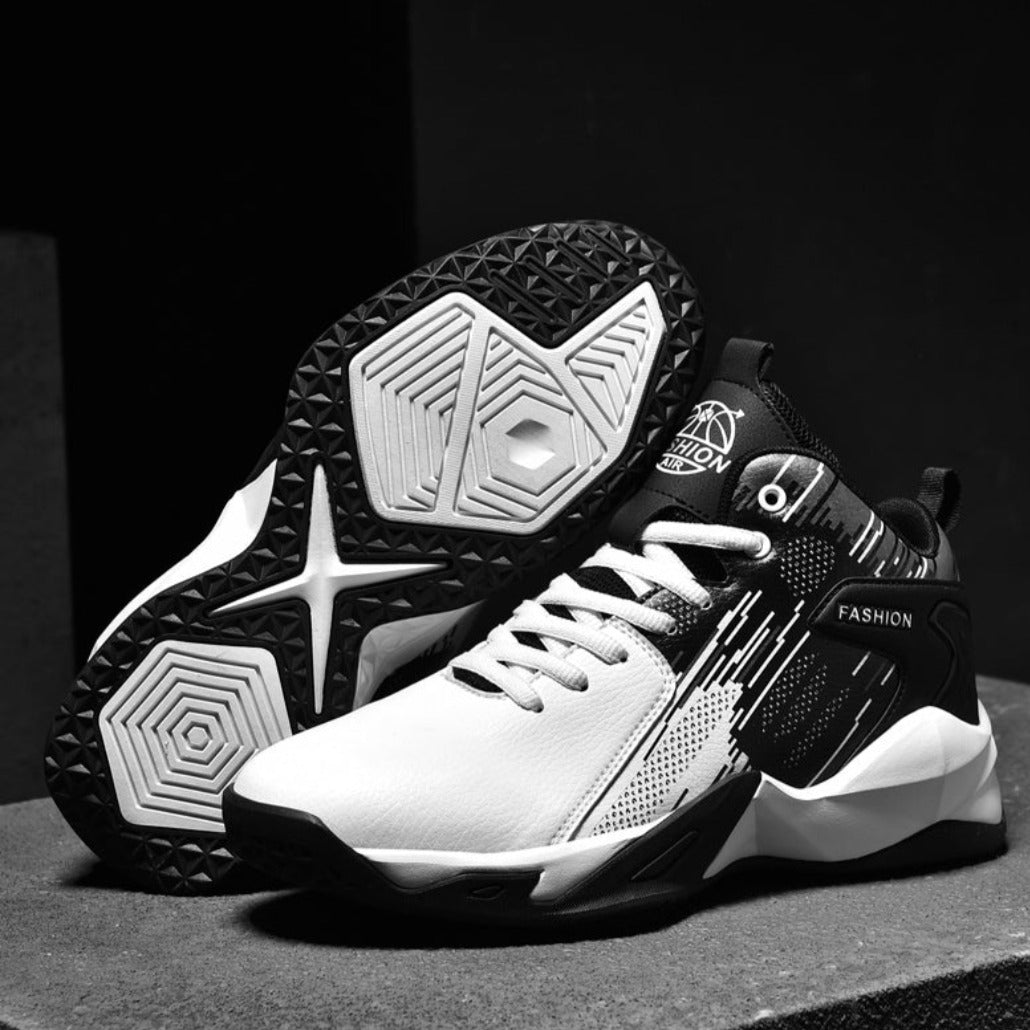 Tênis De Basquete Hoop  Pulse | Respirável e Antiderrapante-Branco