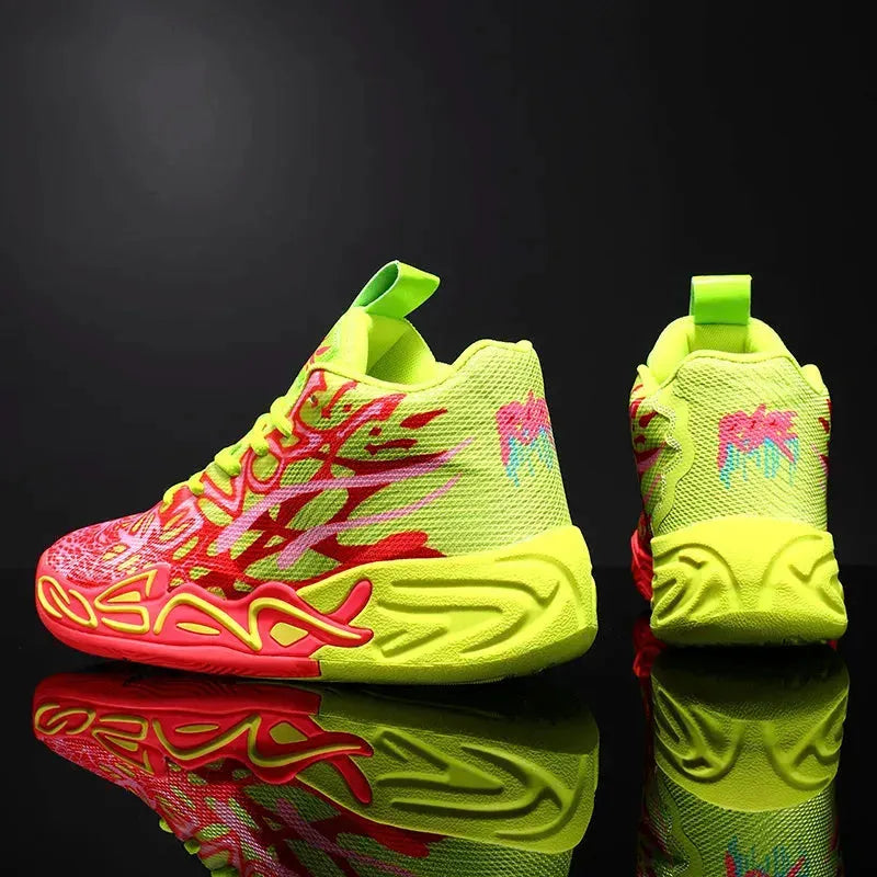 Tênis de Vôlei Impact Blaze - Design moderno-Vermelho/Amarelo