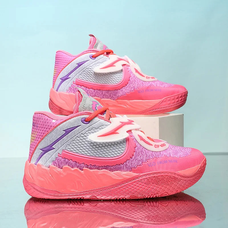 Tênis de Vôlei Creed Pro -  Alto Desempenho Antiderrapante- Rosa