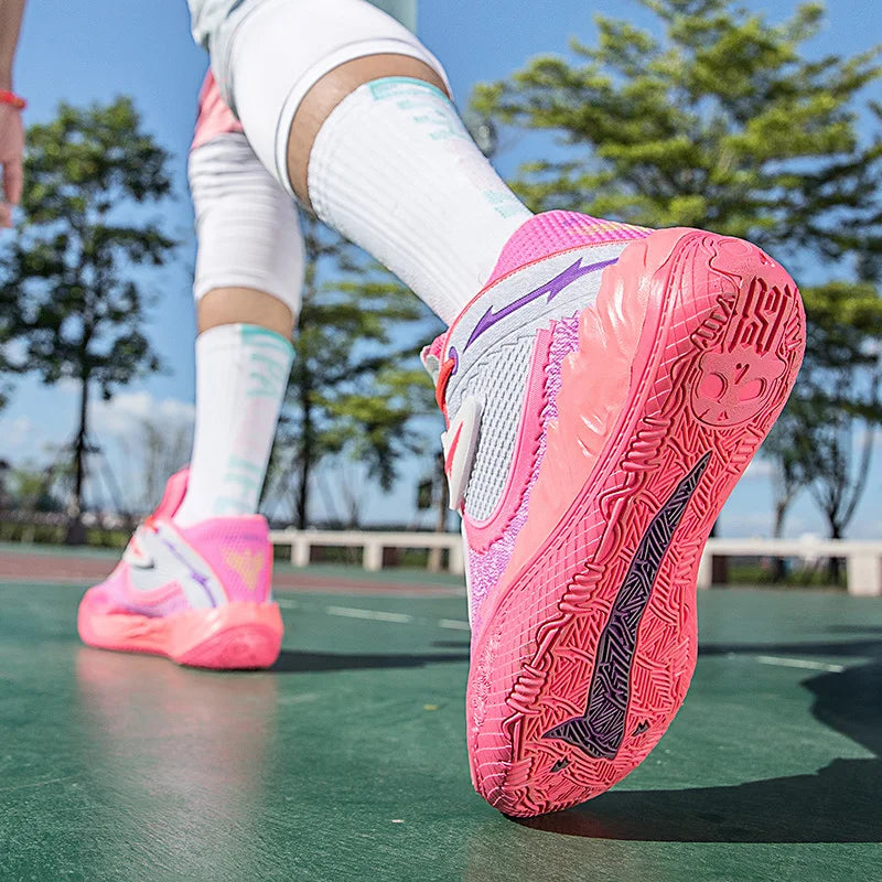 Tênis de Vôlei Creed Pro -  Alto Desempenho Antiderrapante- Rosa