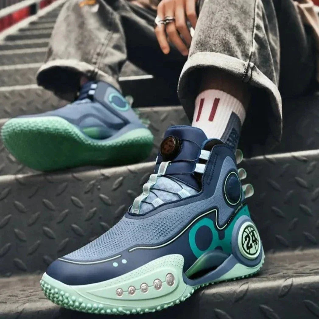 Tênis de Basquete UrbanPulse| Respirável Alta Absorção- Azul