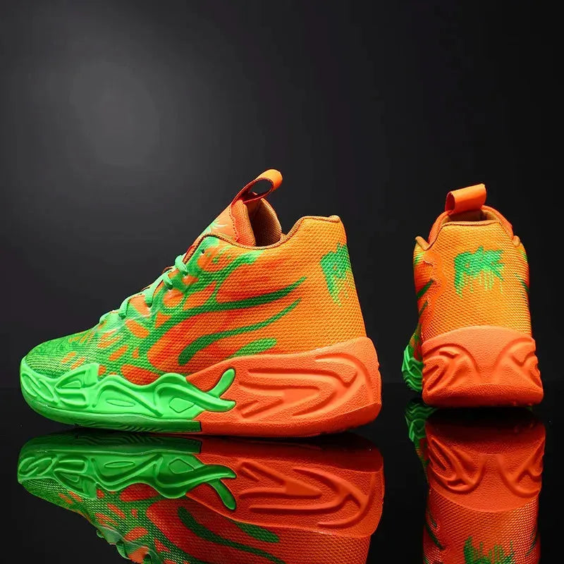 Tênis de Vôlei Impact Blaze - Design moderno-Laranja/Verde