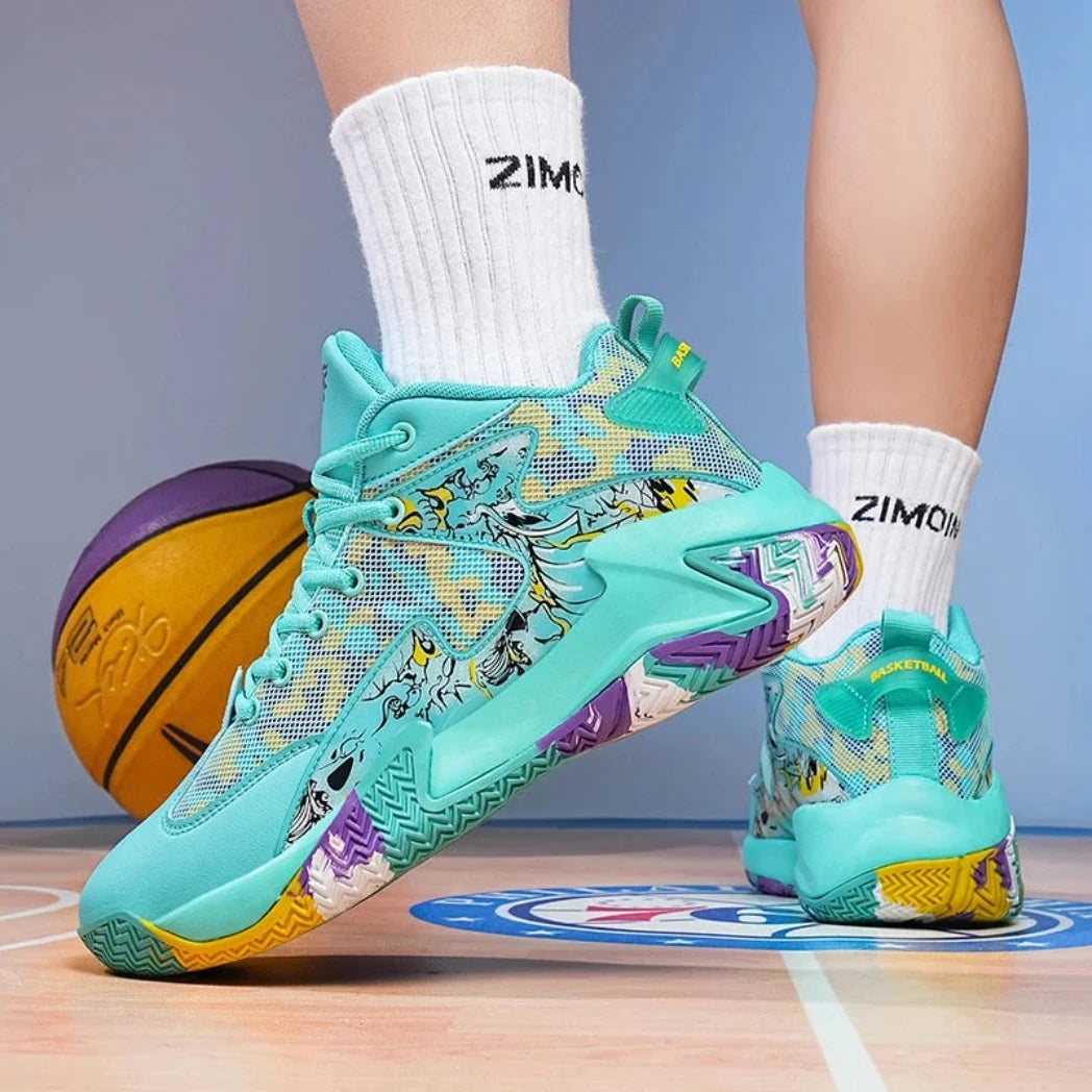 Tamanho 38 - Tênis de Basquete Grafite 4.0 Original | Antiderrapante - Verde Menta