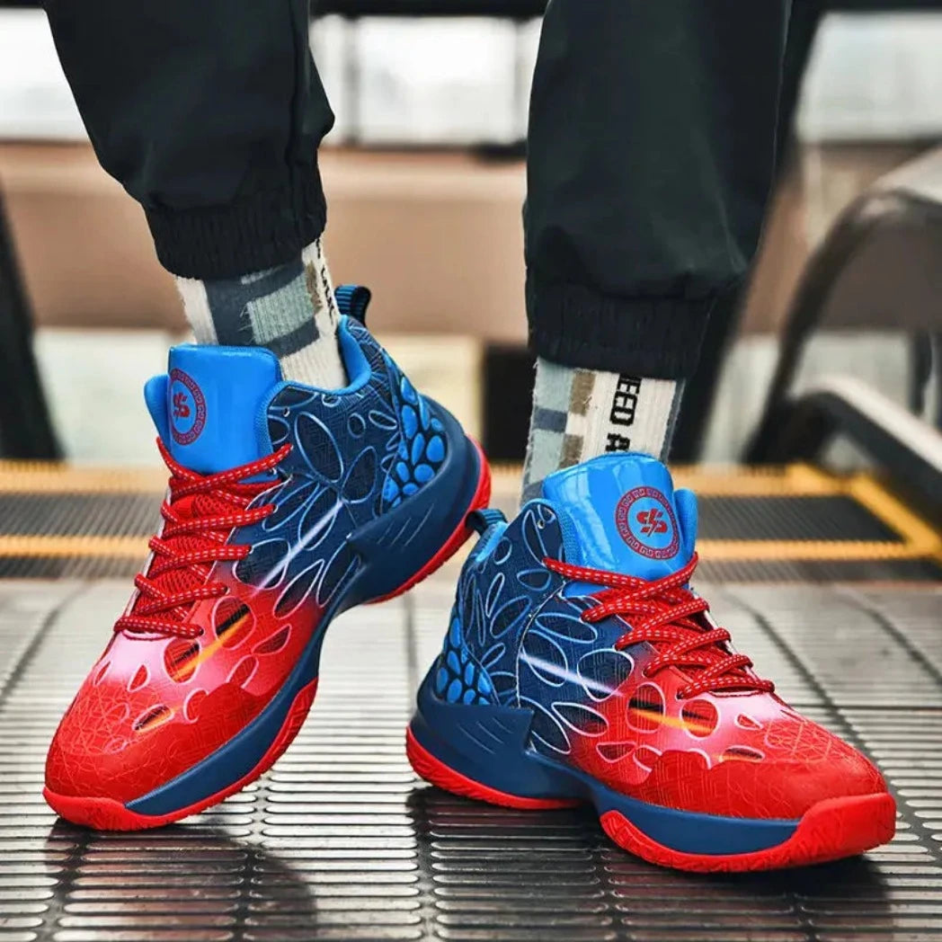 Tênis de Basquete AirDrive Pro | Prática Avançada-Vermelho