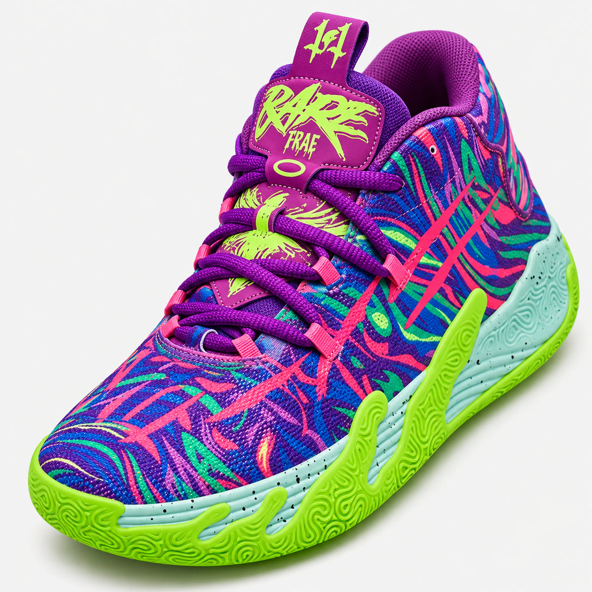 AeroDunk - Roxo/Verde - 05-detalhe-lingua #cor_Roxo/Verde