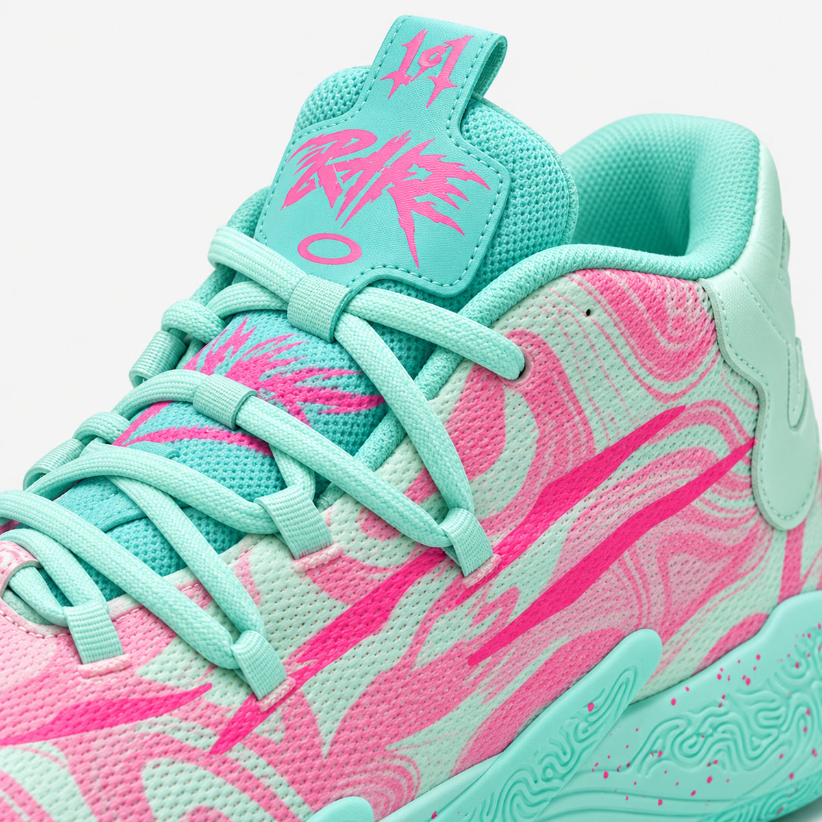 AeroDunk - Verde/Rosa - 05-detalhe-lingua #cor_Verde/Rosa