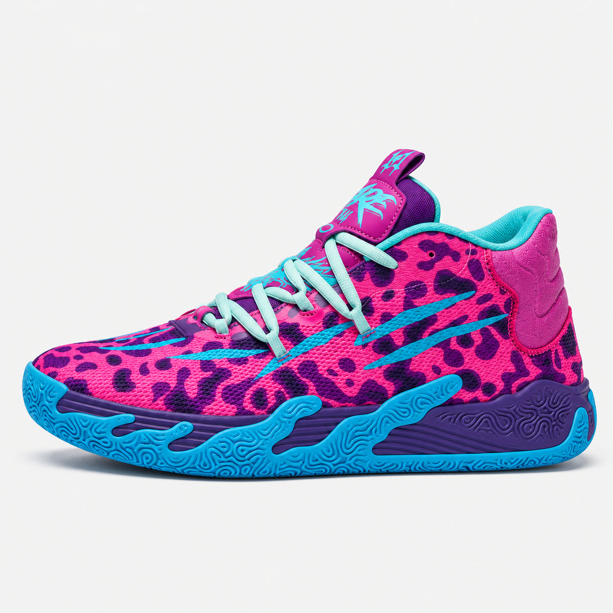 AeroDunk - Roxo/Azul - 01-lateral #cor_Roxo/Azul