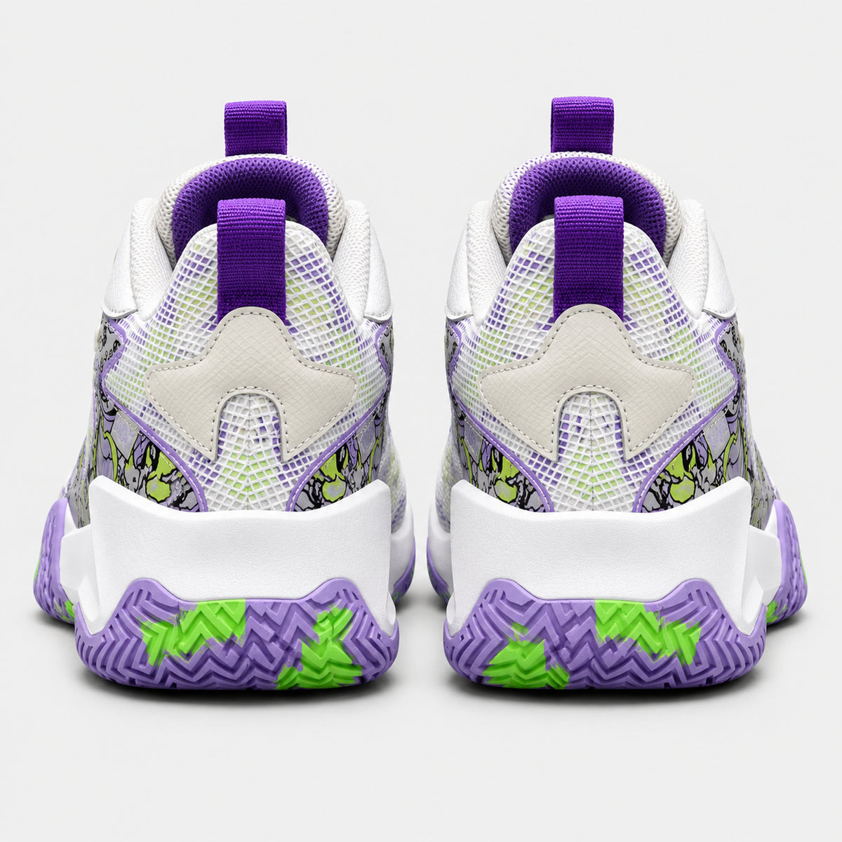 Aesthetic Grafite 3.0 — Branco/Roxo — traseira #Cor_Branco/Roxo