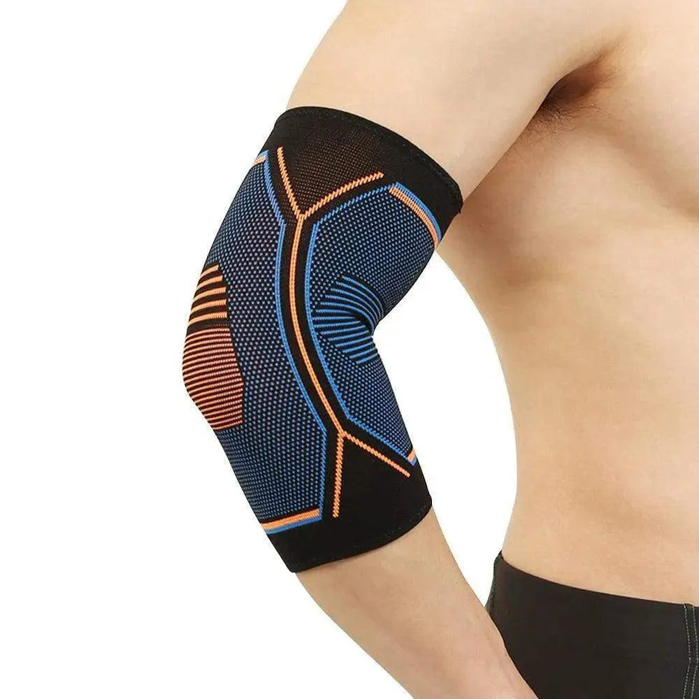Protetor Articular de Cotovelo para Treinos Intensos de Basquete | Compressão Ajustável e Alta Resistência