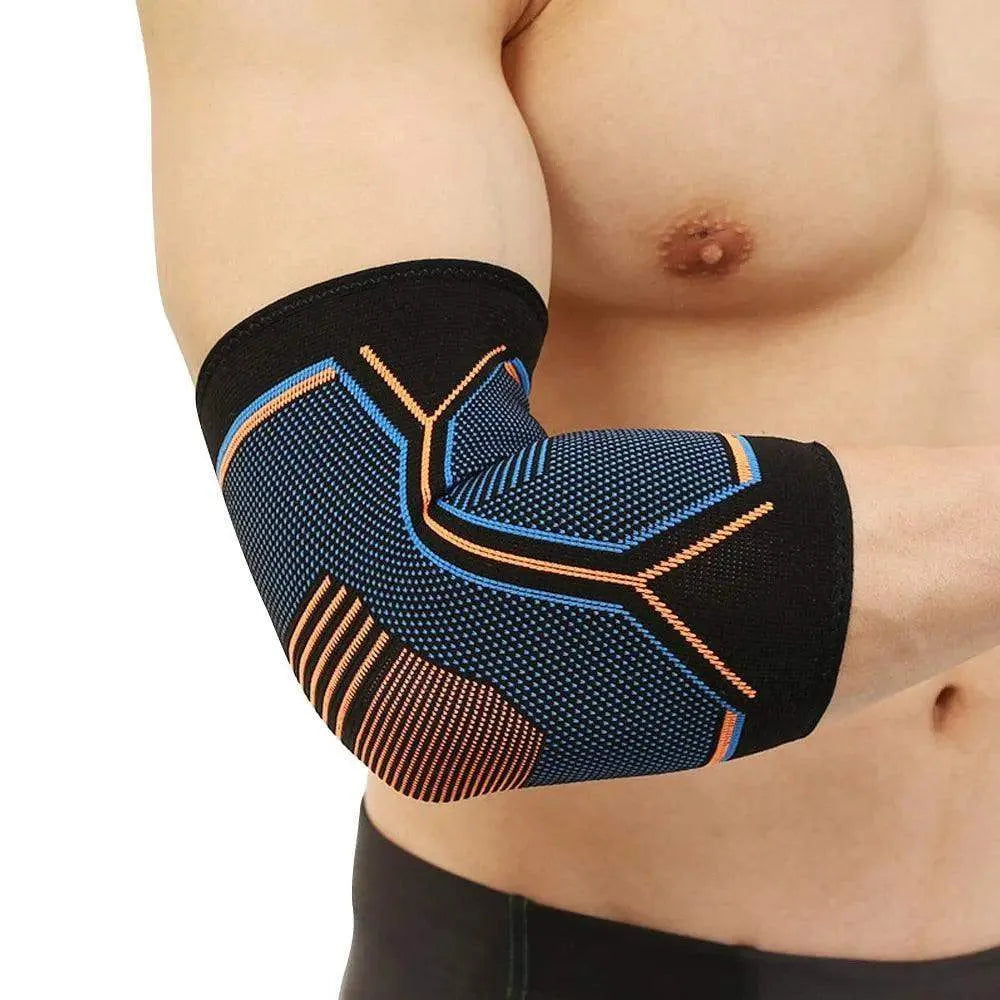 Protetor Articular de Cotovelo para Treinos Intensos de Basquete | Compressão Ajustável e Alta Resistência