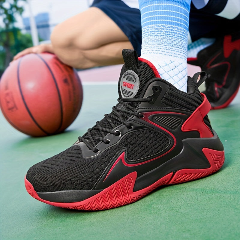 Tênis de Basquete FlameStep Pro | Respirável e  Máxima Absorção de Impacto- Vermelho