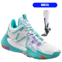Kit  Sock :Tênis de Vôlei Stephen Sneaker | Respirável + Meia De Compreensão