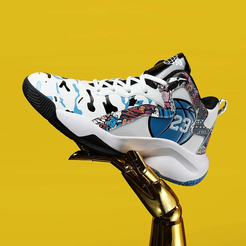 Tênis de Vôlei BlitzBounce Original | Lançamento 2024-Branco/Azul