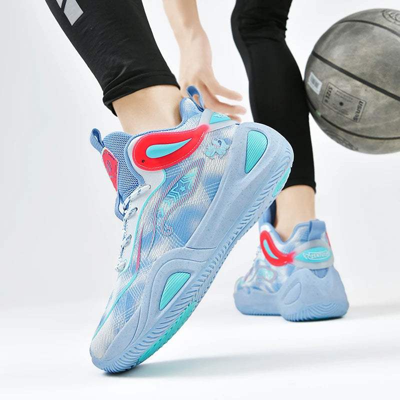 Tênis de Vôlei e Basquete - DunkX Pro | Controle e Conforto em Alta Performance- Azul