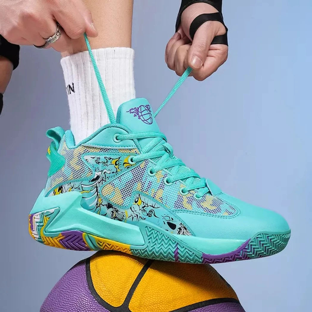 Tamanho 38 - Tênis de Basquete Grafite 4.0 Original | Antiderrapante - Verde Menta