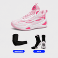 KIT Tênis de Vôlei e Basquete DunkX - Manguito + Meia | Antiderrapante - Rosa